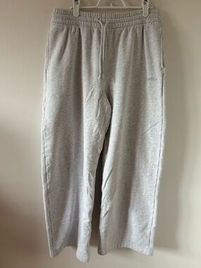 Aritzia Cozy Sweatfleece Boyfriend Wide Sweatpants M